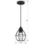 LIT-PaTH Pendant Lighting Fixture for Kitchen and Dining Room, Hanging Ceiling Lighting Fixture, E26 Medium Base, Metal Construction with Oil Rubbed Bronze Finish, Bulb not Included, 2-Pack
