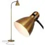 Brightech Avery - Dimmable Task & Reading LED Floor Lamp - Bright Modern Contemporary Standing Light - for Office, Bedroom, & Living Room - Sturdy and Lightweight - Brass