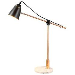 Starry Lighting SL-63036,Swing Arm Desk Lamp,Rose Gold Metal Table Lamp Adjustable Angle,Reading Lights for Living Room, Bedroom, Study, Office, Bedside Nightstand Lamp,Black