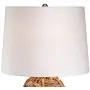 Nantucket Tropical Table Lamp Natural Seagrass White Drum Shade for Living Room Family Bedroom Bedside Nightstand Office - 360 Lighting