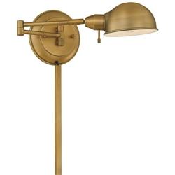 Lite Source Wall Sconce Decor Lamp, Antique Brass