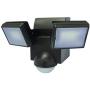 LB1870QBZ 700 Lumen Battery Operated LED Motion Security Light, Twin Head (Includes L-Bracket for Ea