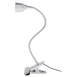 CHICIRIS 5W LED Table Lamp, USB Charging Eye Protection LED Desk Lamp, Flexible & Rotation Design Clip-on Work Lamp Reading Lamp for Bedside, Bedroom, Living Room, Study, School(Warm Light)