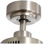 Indoor Ceiling Fan Light Fixtures - FINXIN Brushed Nickel Remote LED 52 Ceiling Fans For Bedroom,Living Room,Dining Room Including Motor,3-Blades,Remote Switch (Brushed Nickel)