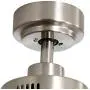 Indoor Ceiling Fan Light Fixtures - FINXIN Brushed Nickel Remote LED 52 Ceiling Fans For Bedroom,Living Room,Dining Room Including Motor,3-Blades,Remote Switch (Brushed Nickel)