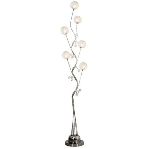 Floor Lamp Standing Light Vertical Lamps Lights White Aluminum Tree Floor Lamp, Metal Base Vertical Floor Lamp, Living Room Bedroom Home Standing Light Floor Lamps Indoor Lighting