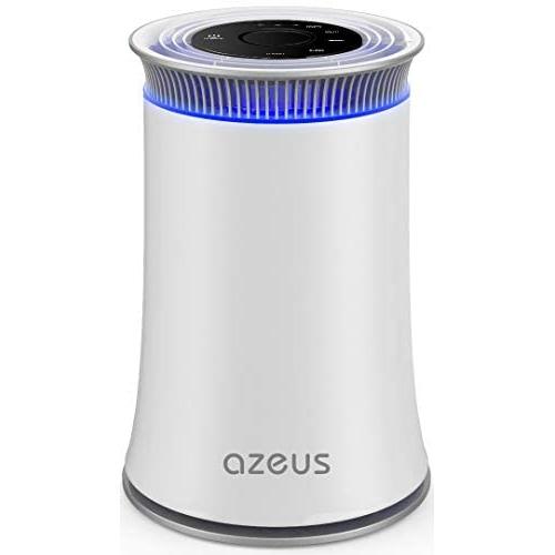 AZEUS High CADR Air Purifier for Large Rooms to 376ft², Fast Purification Air Purifier for Home, True HEPA Filter Air Cleaner, Effective for Pollen, Smoke, Dust, Pet Dander and Asthma, Quiet with Night Light.