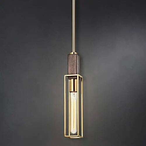 MOTINI Mini Pendant Light Industrial Ceiling Pendant Lighting Gold for Kitchen Island Living Room Dining Room, UL Listed(Bulb Included) MOTINI Mini Pendant Light Industrial Ceiling Pendant Lighting Gold for Kitchen Island Living Room Dining Room, UL Listed(Bulb Included)