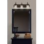 Kira Home Mason 23'' 3-Light Industrial Vanity/Bathroom Light + Seeded Glass Shade, Oil-Rubbed Bronze Finish
