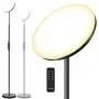 Arzerlize Floor Lamp, 30W 2500 lumens Height Adjustable LED Modern Torchiere Stepless Dimmable Multi Color Temperatures Super Bright Floor Lamps for Living Room Bedroom Office with Remote Control