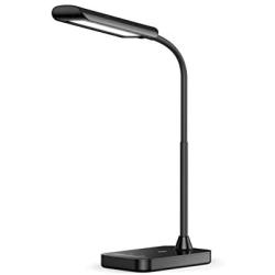 TaoTronics LED Desk Lamp, TT-DL11 Flexible Gooseneck Table Lamp,5 Color Temperatures with 7 Brightness Levels,USB Charging Port, Memory Function,7W,Official Member of Philips EnabLED Licensing Program