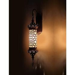 Brass Lamp 26'', Lighting, Wall Sconce, Turkish Lamp, Lanterns, Islamic Architecture, Arabic Lights, Moroccan House, Marrakesh Design, Interior Design, Dining Room Lighting, Decorative Lights, Seljuq