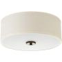 Progress Lighting P3713-20 Inspire Two-Light Flush Mount, Antique Bronze