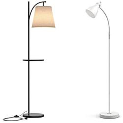 LEPOWER Metal Floor Lamp,Mid Century Metal Standing Lamp,E26, Modern Floor Reading Light for Living Room,Bedroom, Office, Farmhouse, Study Room