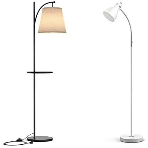 LEPOWER Metal Floor Lamp,Mid Century Metal Standing Lamp,E26, Modern Floor Reading Light for Living Room,Bedroom, Office, Farmhouse, Study Room LEPOWER Metal Floor Lamp,Mid Century Metal Standing Lamp,E26, Modern Floor Reading Light for Living Room,Bedroom, Office, Farmhouse, Study Room