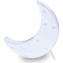 REVEW Marquee Night Light, Led Lamp Wall Decoration for Kids & Adults Room/Living Room/Bedroom Table - Battery Powered (Moon)