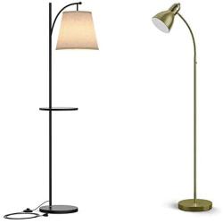 LEPOWER Metal Floor Lamp,Mid Century Metal Standing Lamp,E26, Modern Floor Reading Light for Living Room,Bedroom, Office, Farmhouse, Study Room