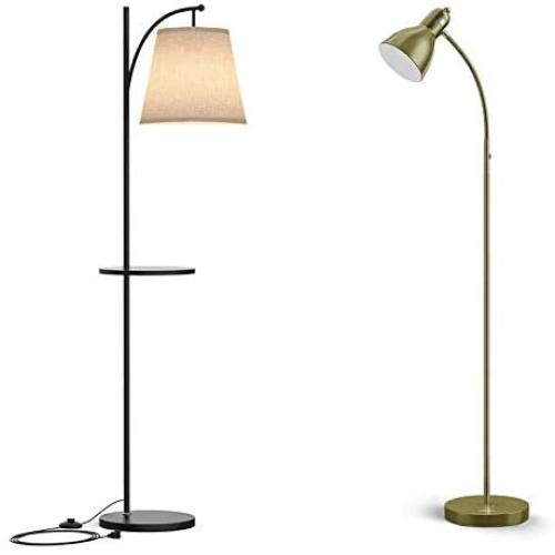 LEPOWER Metal Floor Lamp,Mid Century Metal Standing Lamp,E26, Modern Floor Reading Light for Living Room,Bedroom, Office, Farmhouse, Study Room