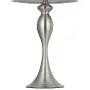 OYEARS Modern Table Lamps Set of 2 for Bedroom 24.25“ Bedside Sliver Lamps for Living Room Nightstand Table Lamps with Dark Grey Shade Brushed Nickel