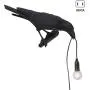 Shirt Luv Birds Lamp Crow Resin Lamp Birds Table Lamps Bedroom Resin Crow Desk Lamp Bedside Light Wall Sconce Modern Table Lamps for Living Room Bedroom Decoration (Left Black Wall Lamp)