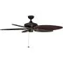 Honeywell Palm Island 52-Inch Tropical Ceiling Fan, Five Palm Leaf Blades, Indoor/Outdoor, Damp Rated, Bronze