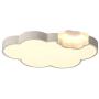 LITFAD Dimmable LED Ceiling Light Cartoon Cloud Design Ceiling Lamp Fixture in White for Girls Bedroom,Kids Room,Children Bedroom Study Room