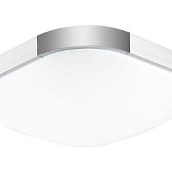 Viugreum 16W 12'' Modern LED Ceiling Light Flush Mount, 6000K Cold White 900LM Square LED Ceiling Lamp Fixtures for Living Room/Kitchen/Bedroom/Dining Room, Commercial or Residential Lighting