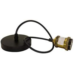 Lobolighting Vintage E26 Lamp Socket Industrial Pendant Light Cord Adjustable Edison Retro Pendant Lamp Holder for Home Kitchen Living Room Bedroom Decoration (Light Bulb Not Included)