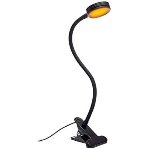 Headboard Clip On Reading Light, Blue Light Blocking, Amber LED Night Light for Reading in Bed, at Computer or Desk. Day/Night Modes for White/Amber Light. 1600K Sleep Aid Light by Hooga. Black Headboard Clip On Reading Light, Blue Light Blocking, Amber LED Night Light for Reading in Bed, at Computer or Desk. Day/Night Modes for White/Amber Light. 1600K Sleep Aid Light by Hooga. Black