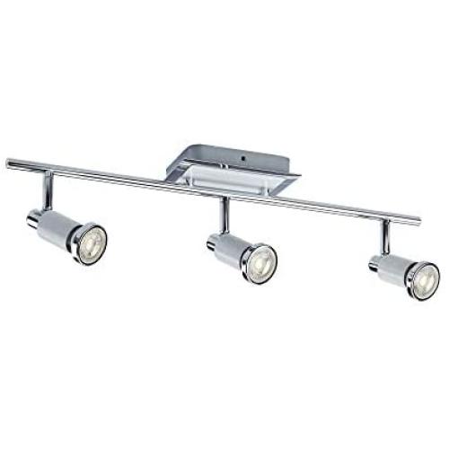 NOMA LED Track Lighting | Adjustable Ceiling Light Fixture | Perfect for Kitchen, Hallway, Living Room & Bedroom | White, 3-Light