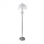 Hsyile Lighting KU300189 Luxury Wedding European Crystal Floor Lamp for Living Room,Bedroom,Office,Chrome Finish,1 Light