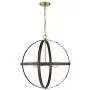Ceiling Light Fixture Vintage Chandelie for Living Room Dining Room,Globe Pendant Lighting Metal Chandelier