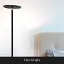 Brightech Sky Flux - The Very Bright LED Torchiere Floor Lamp, for Your Living Room & Office - Halogen Lamp Alternative with 3 Light Options Incl. Daylight - Dimmable Modern Uplight - Black Brightech Sky Flux - The Very Bright LED Torchiere Floor Lamp, for Your Living Room & Office - Halogen Lamp Alternative with 3 Light Options Incl. Daylight - Dimmable Modern Uplight - Black