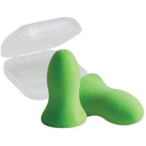 Flents Ear Plugs, 10 Pair with Case, Ear Plugs for Sleeping, Snoring, Loud Noise, Traveling, Concerts, Construction, & Studying, NRR 33