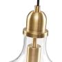 Hampton Hill Auburn Gold Modern Chandeliers Pendant Hanging Lamp Ceiling, Dining Room Lighting Fixtures, 8''x8''