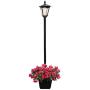 Outdoor Solar Lamp Post Light, 67＂Solar Powered Street Lights with Planter for Landscape Pathway Street Patio Yard