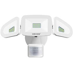 MEIKEE 42W LED Security Lights Motion Sensor Light Outdoor Flood Light, 4200LM, 5000K, IP65 Waterproof, 3 Adjustable Heads Motion Detector Lights for Outside Garage Yard Garden Porch Entryways