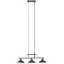 ACLand Kitchen Island Pendant Light 3-Light Industrial Ceiling Lighting Fixture Hanging with Metal Shades for Dining Room Pool Table Farmhouse Bar (Oil Rubbed Bronze, 3-Light Pendant)