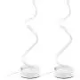 LENIVER LED Table Lamp Set of 2, Modern Minimalist Dimmable Spiral Table Lamp, 12W 3 Color Bedside Lamp Desk Light for Bedroom, Living Room, Office, Nightstand, Bookshelf (White) LENIVER LED Table Lamp Set of 2, Modern Minimalist Dimmable Spiral Table Lamp, 12W 3 Color Bedside Lamp Desk Light for Bedroom, Living Room, Office, Nightstand, Bookshelf (White)