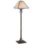 Duarte Mission Rustic Floor Lamp Oil Rubbed Bronze Tapering Square Light Mica Shade for Living Room Reading Bedroom Office - Franklin Iron Works