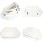 LIGHTESS Modern Wall Sconce Plug in Up Down Wall Light 6W LED Wall Lamp for Hallway Bedroom, Warm White