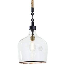 Regina Andrew Demi John Pendant Small | Ceiling Light Fixture with Single Socket 60 Watts Max E26 Keyless Base to Add a Refreshing Character Over an Island, Sink or Dining Table