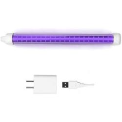 YKDtronics LED Black Light, 10W LED Tube Blacklight for Neon Glow, Blacklight Parties, Bedrooms, Fluorescent Effects, Glow in The Dark and Blacklight Posters