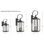 Gibbes Street Collection Antique Bronze Three-Light Traditional Large Wall Lantern