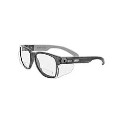 MAGID Y50BKAFC20 Iconic Y50 Design Series Safety Glasses with Side Shields | ANSI Z87+ Performance, Scratch & Fog Resistant, Comfortable & Stylish, Cloth Case Included, +2.0 BiFocal Lens (1 Pair)