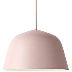 LAKIQ Modern Pendant Light Dome Shade Single Hanging Pendant Lamp Kitchen Island Lighting for Dining Room Living Room Bedroom (9.84,Pink)