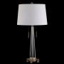 JONATHAN Y JYL2018A Zoe 29.5'' 2-Light Crystal LED Table Lamp Contemporary,Glam,Transitional,Modern for Bedroom, Living Room, Office, College Dorm, Coffee Table, Bookcase, Clear/BrassGold