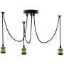 EmyTock Lighting Industrial Cluster 3 Way Pendant Light Fittings, Loft Bar Triple Hanging Pendant Ceiling Lights with Adjustable 100cm Wires for Kitchen Island Living Room Dining Room Bronze EmyTock Lighting Industrial Cluster 3 Way Pendant Light Fittings, Loft Bar Triple Hanging Pendant Ceiling Lights with Adjustable 100cm Wires for Kitchen Island Living Room Dining Room Bronze