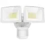 Olafus 50W LED Security Lights Motion Sensor, 5500LM Outdoor PIR Flood Light, IP65 Waterproof Exterior Floodlight Fixture, 2 Head Motion Detector Outside Lighting for Garage, Porch, Yard, 5000K White
