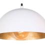 Regina Andrew Sigmund Pendant Small (White and Gold) | Ceiling Light Fixture with Single Socket 60 Watts Max E26 Keyless Base for Entries and Hallways to Kitchens and Dining Rooms